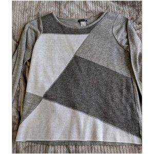 Grey abstract sweater